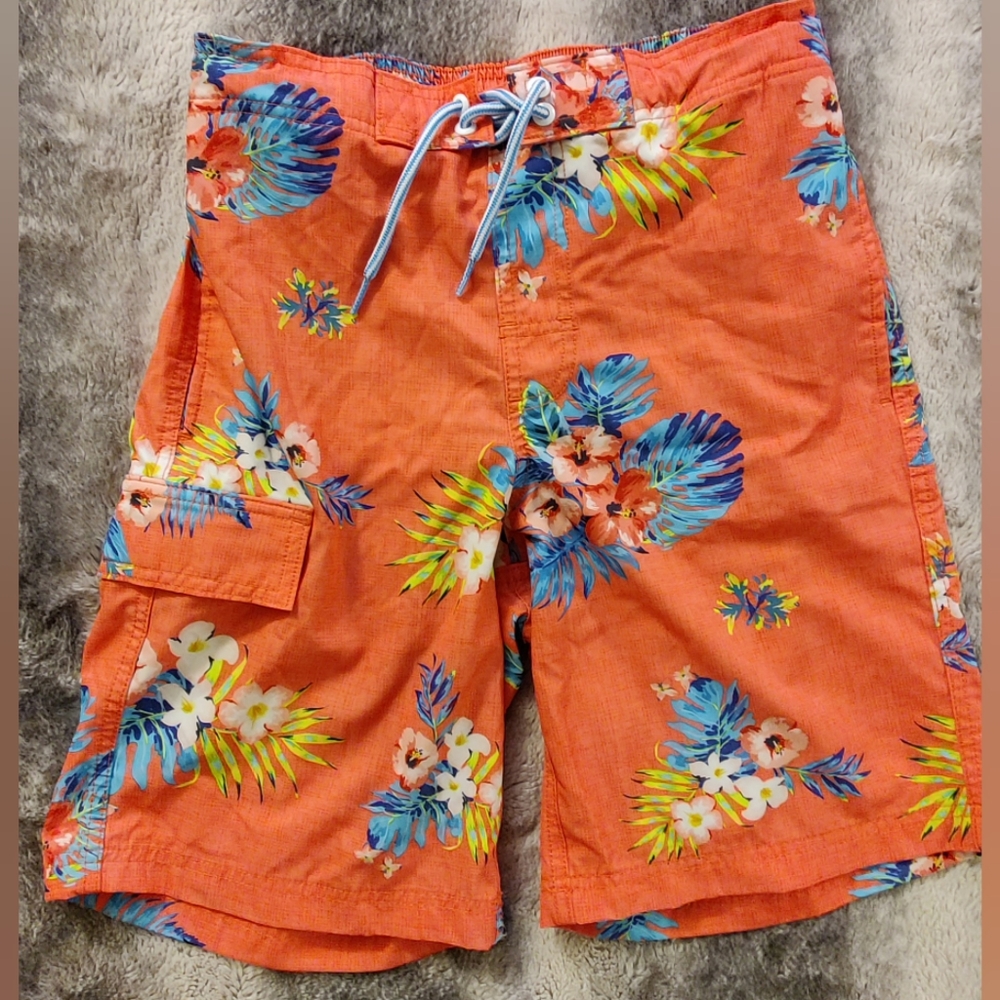 George Floral Print Swimtrunks {S}